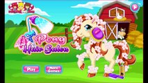 ᴴᴰ ♥♥♥ MLP Game Movie My Little Pony Hair Salon Baby videos games for kids