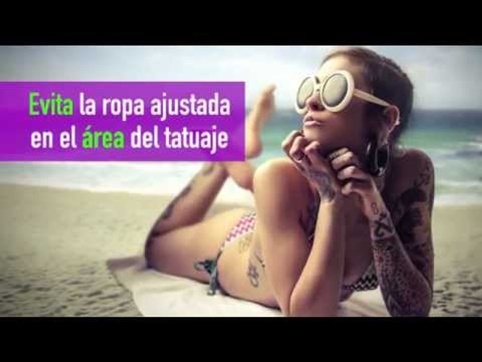 Esto es lo que NO debes hacer si tienes un tatuaje nuevo