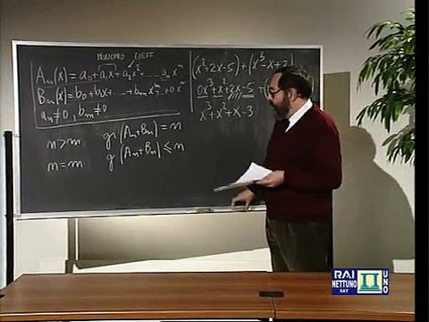 Corso Propedeutico di Matematica - Lez 14 - Polinomi e operazioni sui polinomi
