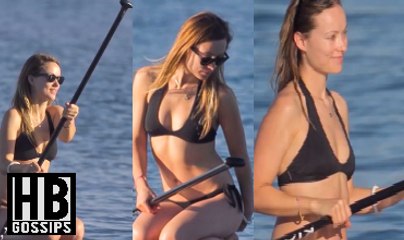 Olivia Wilde Amazing Abs 2015