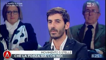 Alessio Villarosa M5S: "130 mila risparmiatori sul lastrico!"  Agorà  Rai  (17 dicembre 2015)