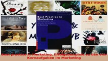 Lesen  Best practice in Marketing Erfolgsbeispiele zu den vier Kernaufgaben im Marketing PDF Frei