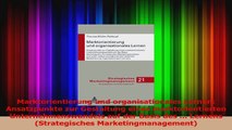 Lesen  Marktorientierung und organisationales Lernen Ansatzpunkte zur Gestaltung eines Ebook Frei