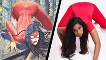 Women Try To Pose Like Female Comic Book Heroes