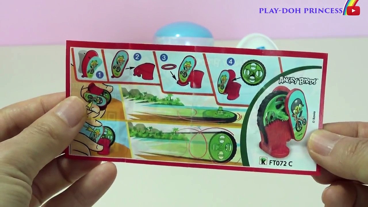 NEW Kinder Surprise Eggs Kinder Joy Gefrorene Angry Bird - Dots & Eier