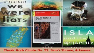 Read  Classic Rock Climbs No 22 Sams Throne Arkansas Ebook Free