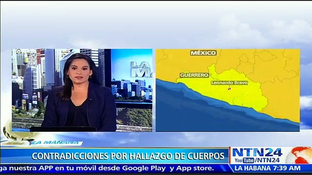 Autoridades mexicanas se contradicen sobre hallazgo de cuerpos en una fosa clandestina en Guerrero