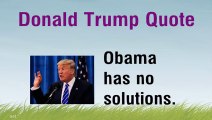 Donald Trump News Quotes Fire Obama Answer Silent