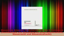 Lesen  Steuern im Internet Steuerprobleme des ECommerce Rechtsschutz und Gestaltung im Ebook Frei