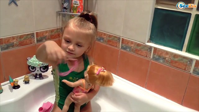 ✔ Кукла Беби Борн и Ярослава купаются вместе - Baby Born and Yaroslava Bath Time - Video for kids ✔