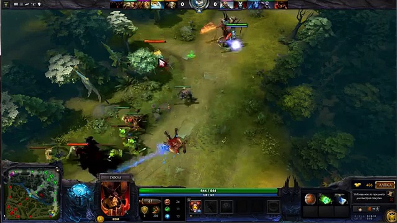 Dota 2 красиво играет Beautiful game
