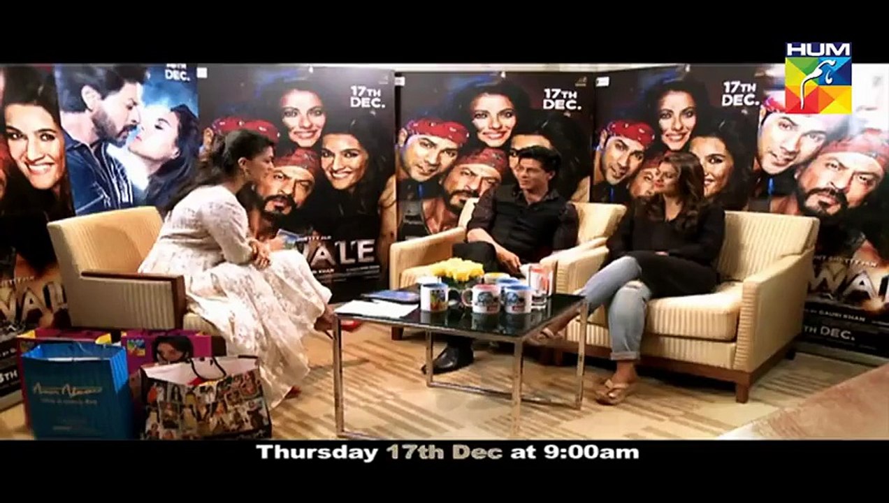 Shahrukh khan &  Kajol in Jogo Pakistan Jago Morning Show