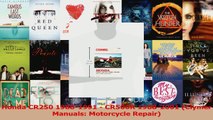 Read  Honda CR250 19881991  CR500R 19882001 Clymer Manuals Motorcycle Repair PDF Free