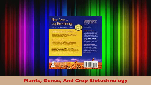 Plants Genes And Crop Biotechnology PDF