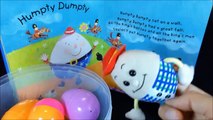 oeufs surprise Humpty Dumpty Sat On A Wall |  Nursery Rhymes with toys and surprise egg chanson pour enfants