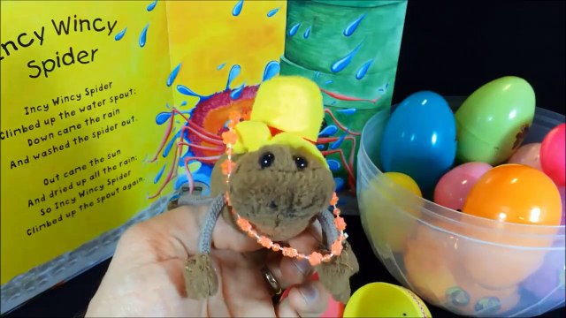 Incy Wincy Spider | Nursery Rhymes with toys and surprise egg itsy bitsy eggs rhymes
