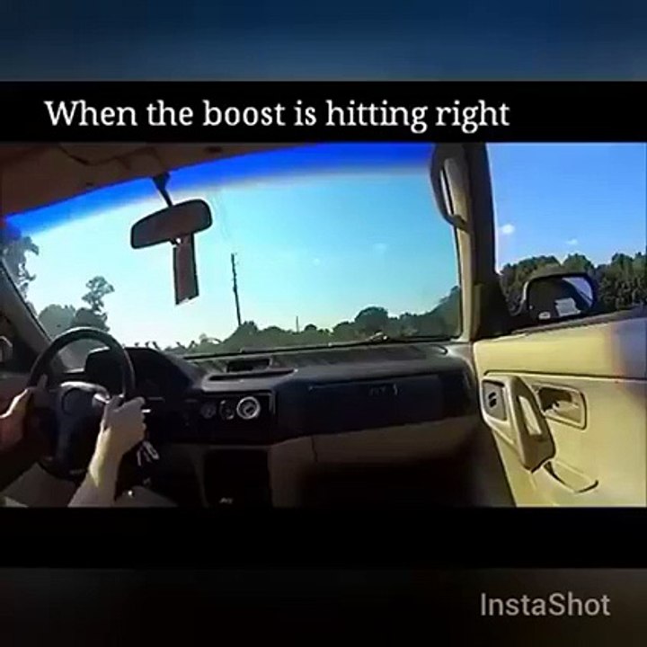 When boost hitting
