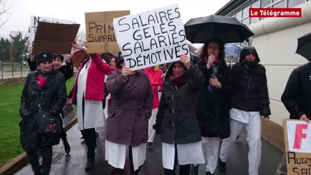 Douarnenez. Débrayage au centre de rééducation fonctionnelle de Tréboul