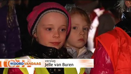 Bijzondere kersttocht voor basisschoolleerlingen uit Slochteren - RTV Noord