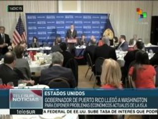 Gobernador de Puerto Rico busca ayuda económica de Washington