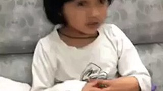 Child Copy Father Reaction for Her and for her Mom , funny clip, funny video
