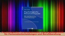 Download  Psychologische Personalauswahl Eignungsdiagnostik für Personalentscheidungen und Ebook Frei