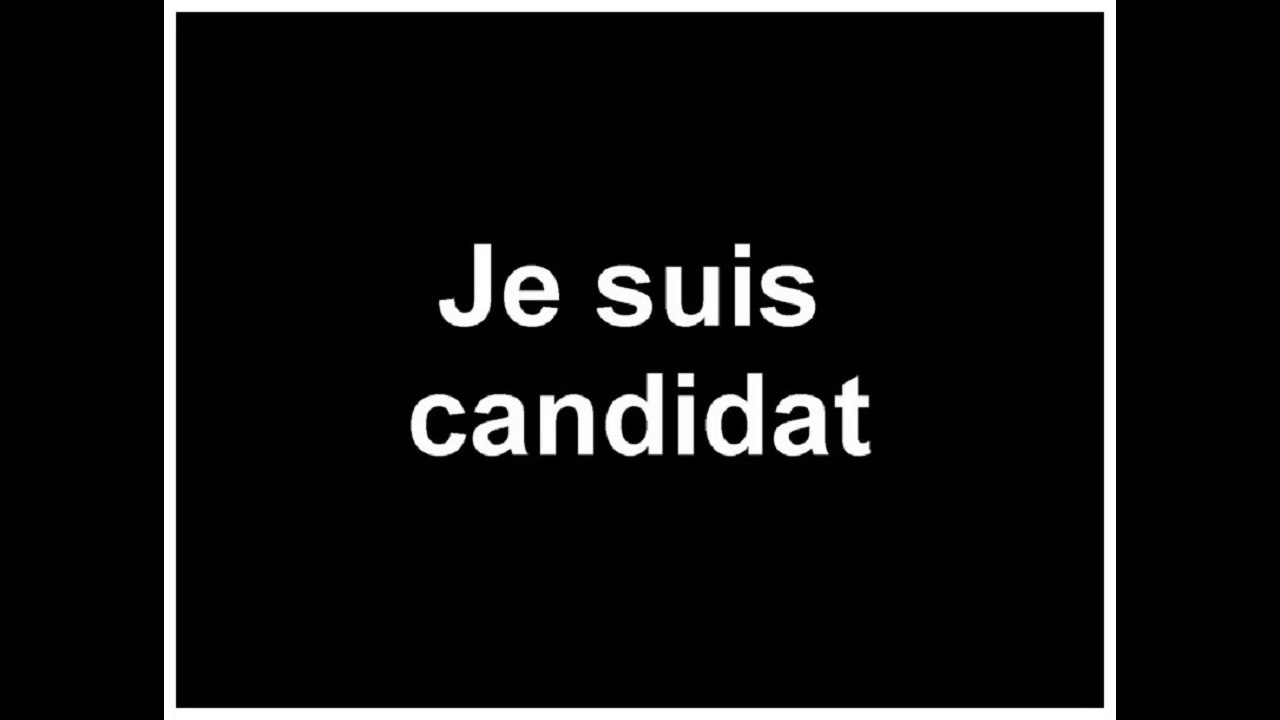 Je suis candidat / André Thomarel