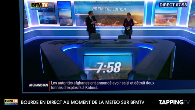 صورة إرهابي من ‫‏داعش‬ في نشرة للأحوال الجوية بقناة تلفزيونية فرنسية