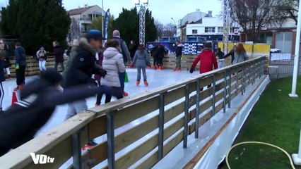 Une Patinoire éphemere à Eaubonne