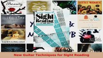 Download  New Guitar Techniques for Sight Reading PDF Free