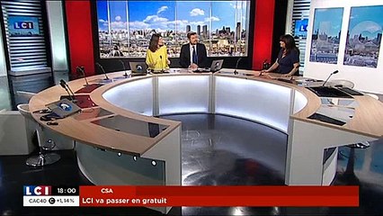 Les journalistes de LCI apprennent en direct que leur chaîne va passer en gratuit
