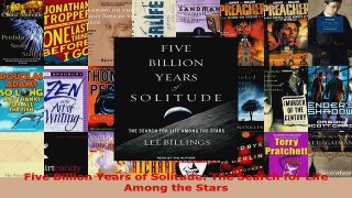 Download  Five Billion Years of Solitude The Search for Life Among the Stars EBooks Online
