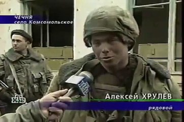 Русский солдат навалял боевику