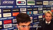 Cataldi in zona mista dopo Lazio-Udinese di Coppa Italia (17.12.2015)