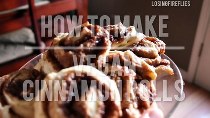 How To Make Simple Vegan Cinnamon Rolls - 12 Days of Christmas - Third Day