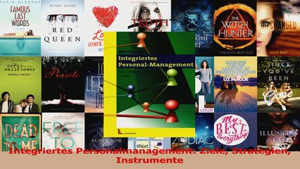 Download Video: Lesen  Integriertes Personalmanagement Ziele Strategien Instrumente Ebook Frei