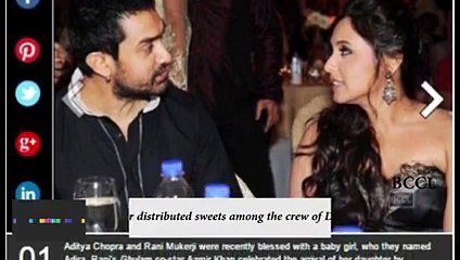 Aamir Khan celebrates the birth of Rani Mukerji's daughter