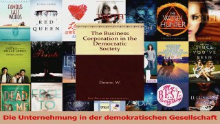 Lesen  Die Unternehmung in der demokratischen Gesellschaft Ebook Online