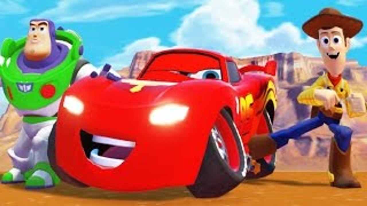 Lightning McQueen Cars Buzz Lightyear & Woody Playground Toys & Balls in Disney Toy Story