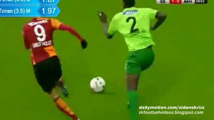 Umut Bulut 1:0 Funny Goal | Galatasaray v. Akhisar Belediye 17.12.2015 HD
