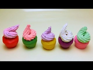 Play-Doh Ice Cream Cupcake with Surprise Toys - Hello Kitty