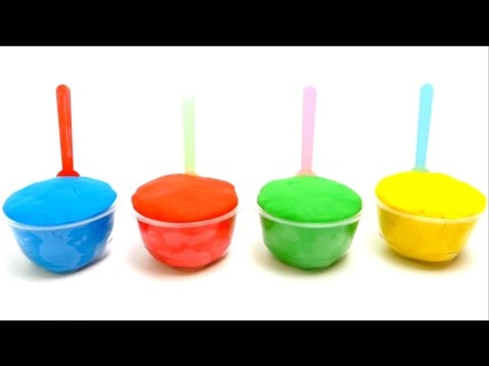 Play-Doh Ice Cream Cups with Surprise Eggs Toys for Kids