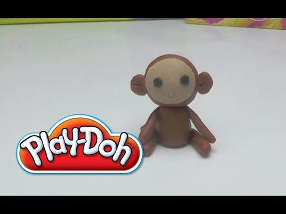 Play-Doh Funny Monkey -  How to Do  with Clay - DIY