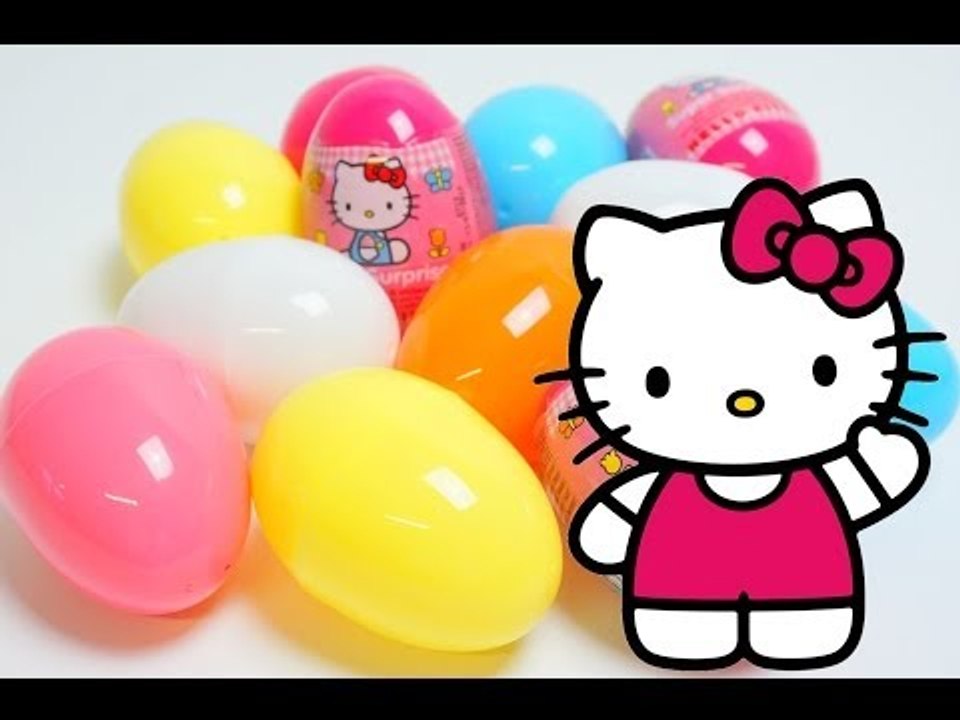 12 Hello Kitty Surprise Eggs Unboxing Special Edition