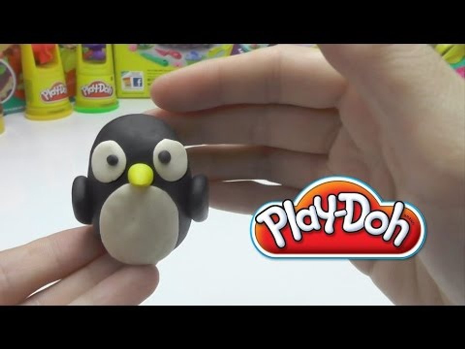 Play-Doh - How to Make a Clay Penguin DIY