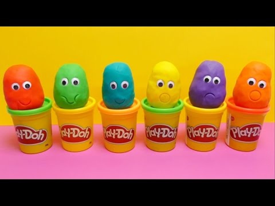 6 Play-Doh Surprise Eggs Toy Fun Unboxing Video