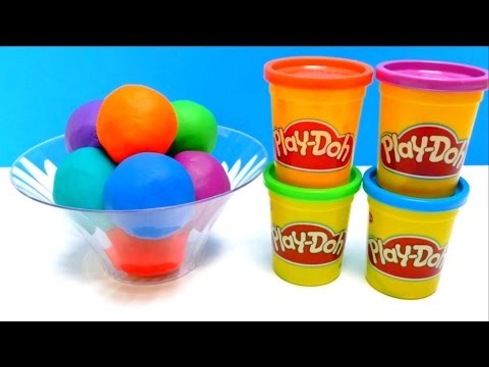 Play-Doh Ice Cream Surprise Balls with Toys Hello Kitty, Monsters, FROZEN Olaf