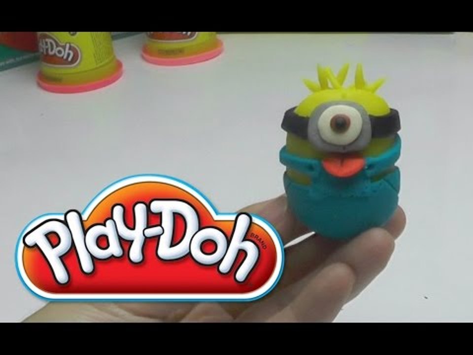 Minion -  How to make with PLAY DOH DIY