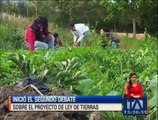 Inició el segundo debate sobre el proyecto de Ley de Tierras