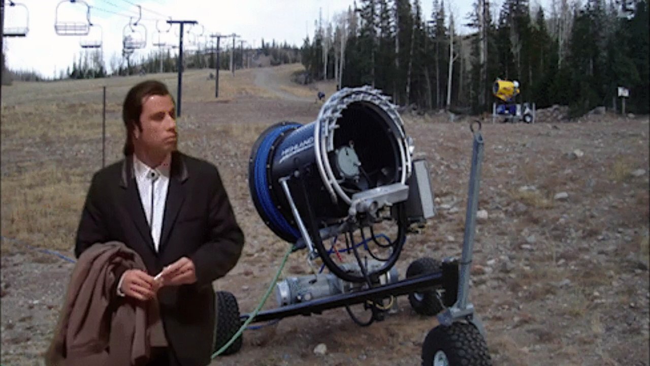 D!CI TV : John travolta déprimé lui aussi par le manque de neige!